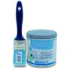 RENNER - RIO VERDE Kit Rio Verde Renner Vintage Prestige 0,5LT + Pennello Waga Paint 40mm Vernice Extra Opaca Shabby Lavabile per Interni ed Esterni (TARTUFO)