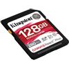 Kingston Technology 128GB Canvas React Plus SDXC UHS-II 280R/100W U3 V60 for Ful