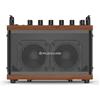 MUSICCUBE Tiny Box D2 Oak Brown Mini Diffusore PA Stereo Portatile 50W Marrone