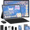 Does not apply Tablet Android 15 [30GB RAM] 128GB ROM, 10 Inch IPS HD Screen+1Tb Expansion - Oc