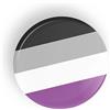 Generic Asexual Pride Flag Orgoglio Asessuale perno o calamita da frigo LGBT LGBTQ LGBTQI LGBTQIA