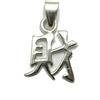 Empress Jewelry Ciondolo in argento 925 Simbolo cinese Ricchezza PE001267