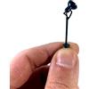 Handmade Micro Lampione orientabile colore nero per presepi e diorami con microlampada led 12V - DL48