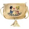 Arte Lisanti Borsa in Pelle Dipinta a Mano - DOLCI INNAMORATI... OMAGGIO A PEYNET - a Tracolla, Idea Regalo, Artigianato Italiano, Made In Italy, Vera Pelle, Tote Bag, Elegante Di Alta Qualità