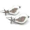 Generico Orecchini con Perle Barocche Bianche in Conchiglia, Pendenti Matrimonio, Argento 925 Italiano, Gioielli Made in Italy, Bijoux Artigianali