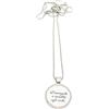 Generic Collana lunga con frase tratta dal piccolo principe su sfondo bianco