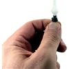 Handmade Lume antico da banco per presepi e diorami con microlampada led 12v - DL100 (2x0,6 cm, Argento)