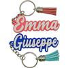 JP-3D Portachiavi Personalizzato Nome o Testo, Stampato in 3D, Regalo Originale per Compleanni, Anniversari e Occasioni Speciali, Con 2 colori personalizzabili da combinare.