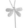 EMMANUELA handcrafted for you Collana libellula d'argento, ciondolo libellula d'argento sterlina, gioielli, fascino, regalo collana ciondolo insetto gioielli festa della mamma regalo per le donne