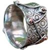 Kanika Jewelry Trove Sterling Silver Band Ring, Two-Tone 925 Sterling Silver Handmade Spinner Ring for Women