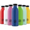 24Bottles Urban Bottle - Borraccia 250 ml, Borraccia Acciaio Inox, Bottiglia con Tappo 100% Ermetico Ultraleggera, Borraccia Palestra senza BPA, Borracce Design Italiano [NON Termica], Stone Ice White