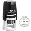 COLOP Timbro DATARIO R30 diametro 30mm 4righe autoinchiostrante personalizzabile COLOP