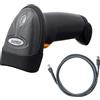 Symbol LS2208 - Scanner per codici a barre laser multifunzione 1D bidirezionale, colore: Nero