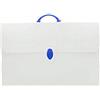 Balmar 2000 PF14208/E04CT Valigetta Every Line 208/E, Formato 36.5 x 56.5 x 3.5 cm in Polionda Neutro, Accessori in Colori Assortiti