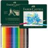 Faber-Castell Matita ad acquerello ALBRECHT DÜRER®, 24 colori assortiti in custodia di metallo; contenuto della confezione: 24 pezzi