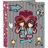 Safta -Cartella F. 4 anelli 35 mm dorso largo Gorjuss Fairground Fireworks 27 x 33 x 6 cm, multicolore (522218657)