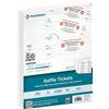 PrintWorks Professional PrintWorks Cartoncino perforato pesante per biglietti della lotteria, coupon e altro ancora, 20 x 11, 30 kg, 8 biglietti per foglio, 250 fogli, 2000 biglietti totali, bianco (04296) (2,125 x 5,5)
