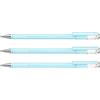 PENTEL Set di 3 penne roller a inchiostro gel Hybrid Milky, blu pastello