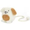 Balvi Segnalibro Fluffy Woof Colore bianco Segnalibro divertente a forma di cane Poliestere