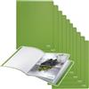 Leitz Libro Espositore con 40 Buste Trasparenti per Fogli A4 in PP Riciclato al 90% e Riciclabile al 100%, Gamma Recycle, 231 mm x 13 mm x 310 mm - Verde