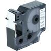 vhbw Cassetta nastro compatibile con 3M PL300, PL100, PL200 etichettatrice 5,5m x 19 mm nero su bianco, vinile