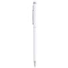 GFD HEART 25 Penne Personalizzate con Scritta Incisa a Laser - Penna in Metallo per Touch Screen, Idea Personalizzabile Ufficio, Inaugurazioni, Fiere, Gadget Promozionali (25 Penne Bianco)