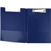 Netuno Raccoglitore per Portablocco A5 Con Clip, Blu Scuro, Coperchio, Morsetto in Metallo, Piastra Rigida, in Plastica, per Scrivere