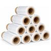 BAS Mini Pellicola Estensibile Trasparente 10 Rotoli - 10 cm x 150 m x 23 µm - Film Estensibile per Imballaggi, Traslochi, Pallet e Protezione Merci