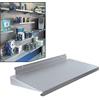 Displayshop Ripiano in Lamiera 58x30 cm per Pannello Dogato