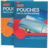 NIKOFFICE Pouches A7 Fogli per plastificare 80x110 125 Micron 100 Pezzi Nikoffice