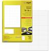 SIGEL Etichette multiuso A4 | LA132, 2400 etichette, 7 x 3,6 cm, inkjet/laser/fotocopiatrice, 100 fogli, bianche