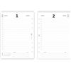Agendepoint.it Ricambio Agenda Giornaliera 2026 15x21cm A5 Organizer Bianco Forata 6 Fori