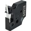 vhbw Cassetta nastro compatibile con Dymo 5000, 2000, 5500 etichettatrice 7m x 6 mm bianco su nero