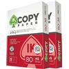 alphaink COPY PAPER Carta A5 per Stampante 80gr - 2 risme da 500 fogli (tot. 1.000) 148,5 x 210 mm - ideale per Fotocopie, Stampanti e Ricette Mediche - bianca