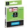 DYMO NASTRO PER ETICHETTATRICI DYMO 12X7 COLORE ROSSOTRASPARENTE S0720520