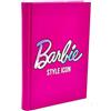 PRESTIGE & DELUXE Agenda compatibile con diario scuola Barbie Fucsia 2026-2027 F.to Standard 20x15 cm + portachiave pailettes e penna multicolore