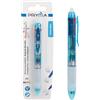 Pryma Reset Penna Cancellabile Termica Gel, Retrattile 4 Colori 0.7mm, Multicolore per Scuola e Ufficio (Multicolore Blu)