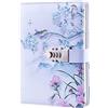 NectaRoy Quaderno Scrittura, pelle PU Fashion Daily taccuino con Taccuino a combinazione, Carte di credito, Portapenne, Taglia 215x150mm