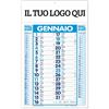 G.S.T. Design DA 10 A 500 CALENDARI OLANDESI 2026 PERSONALIZZATI con il tuo logo, la tua grafica (BLU)