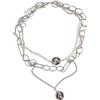 Urban Classics Unisex Ocean Layering Necklace, misura unica, Metallo, Nessuna pietra preziosa
