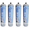 Termoidraulica RV 4 bombole CO2 monouso da 600 gr. e290 per acqua frizzante