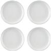 Thomas Trend 11400-800001-10226 - Set di 4 piatti piani 26 cm, colore: Bianco