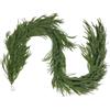 Generico Ghirlanda di pino Norfolk Real Touch, ghirlanda di Natale artificiale verde, ghirlan-da di pino finto per esterni, ghirlan-da lunga di verde finto per ca-mino, finestra, decorazione per interni
