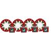 Bialetti Set di 4 Tazzine da Caffè con Piattino, Collezione Winter Wonderland, Natale 2024