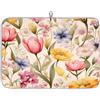Mexpekil Tappetino scolapiatti per cucina, 45,7 x 61 cm, assorbente, tappetino scolapiatti per cucina primaverile estate colorato fiore bar pad per piani di lavoro lavello animali domestici