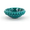 Ceramiche Azzaro & Romano Caltagirone CEAR ceramiche - Ciotolina portaoggetti in ceramica siciliana in stile pigna Ø cm 16,5 - Porta dolci, biscotti, svuotatasche, centrotavola