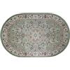 SaRani Tappeto Classico Orientale Ovale Arredamento Verde (Ovale 80x125 cm, Verde)