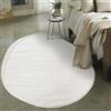 Mazovia Tappeto Soggiorno 140x200cm Bianco Ecru Astratto Glamour Morbido | Tappeto per Camera da Letto Sala da Pranzo Ufficio Antiallergico Facile da Pulire Adatto Agli Animali Pelo Corto Sintetico