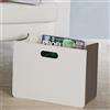 Casablanca Zeitungskorb weiß/grau H30cm B40cm T19cm 31839
