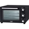 Adlereurope Adler Forno elettrico da 48 litri AD 6026, temperatura regolabile fino a 230°C, timer 60 minuti, funzione di convezione e girarrosto girevole, 5 modalità di cottura, colore: nero